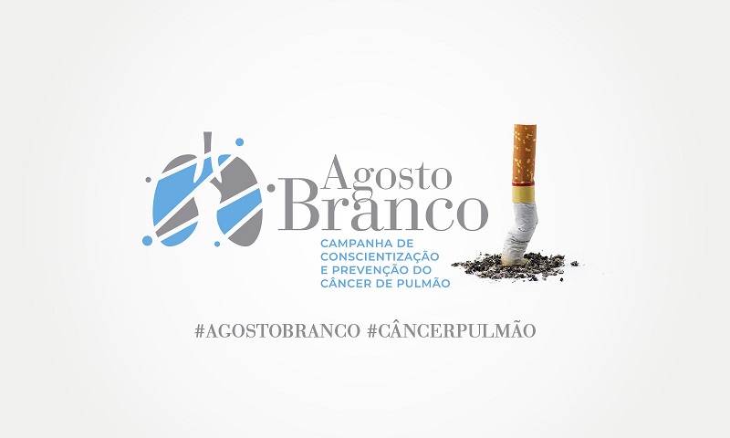 Agosto branco: campanha de prevenção e conscientização do câncer de pulmão